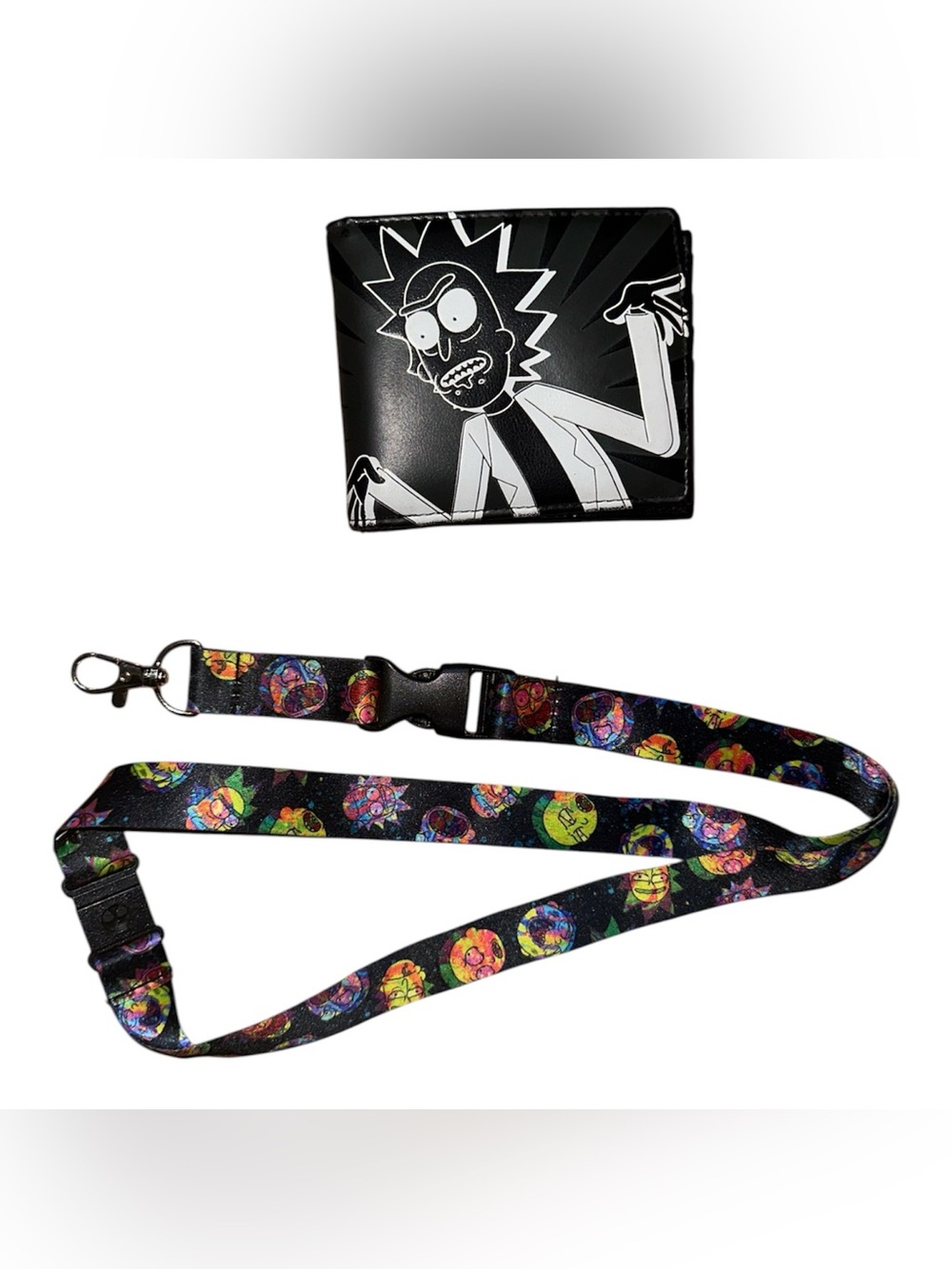 Rick & Morty Wallet & Lanyard set